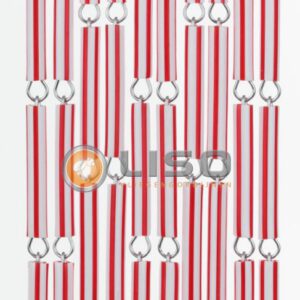 020 - Liso rood/wit streep